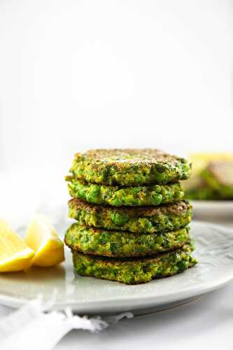 Pea and Broccoli Fritters