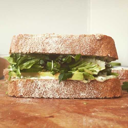 Green Goddess Sandwiches