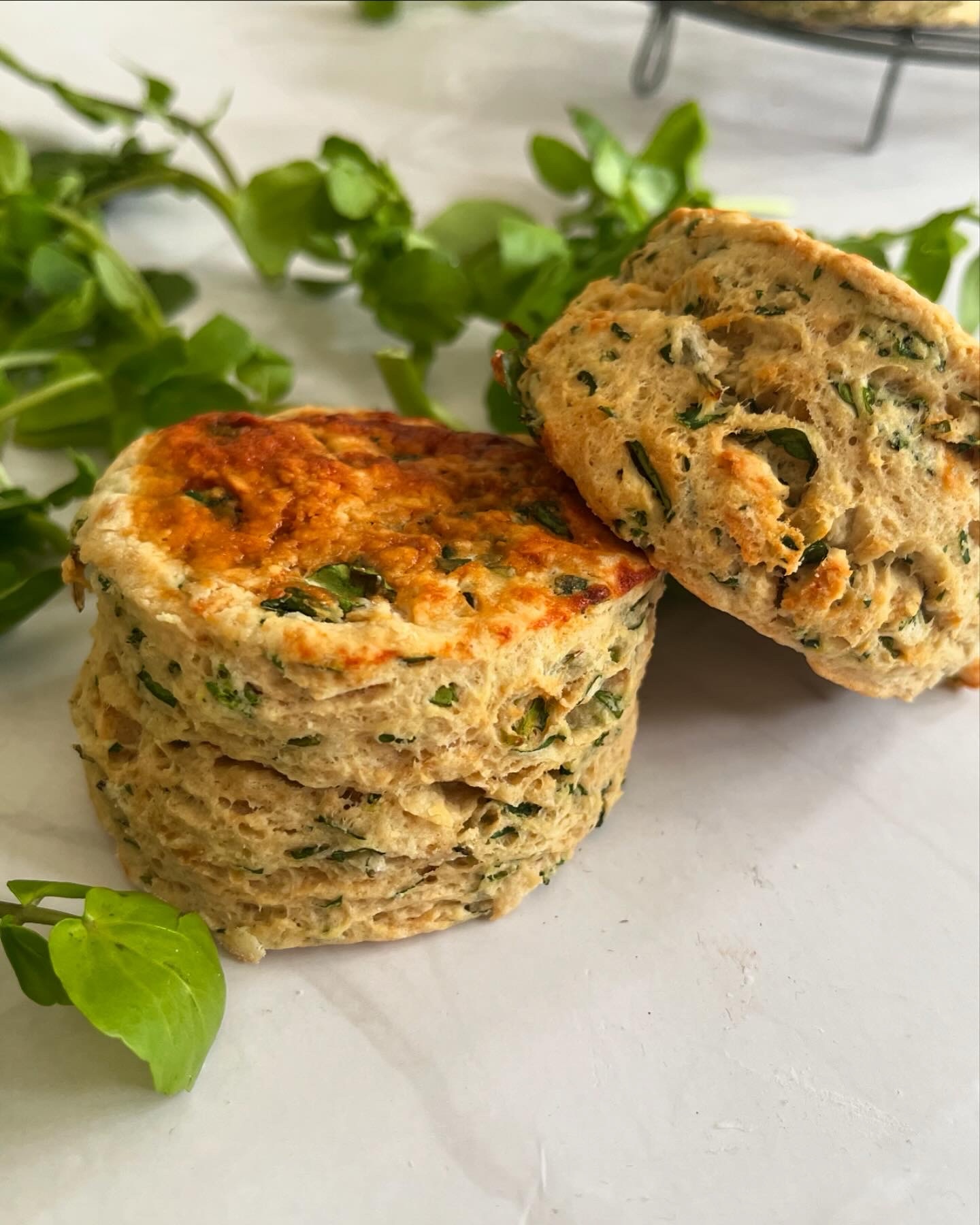 Vegan Watercress Scones