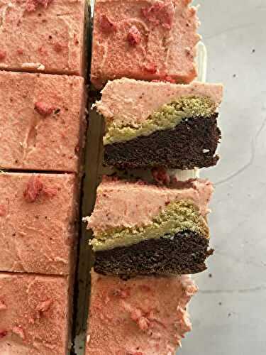 Neapolitan Cookie Bars