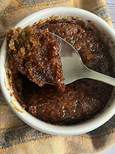 Golden Syrup Sponge Pudding for One - dairy and egg-free