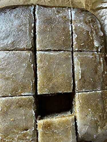 Ginger & Lime Drizzle Traybake