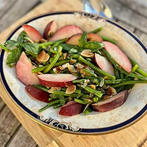 Unique French Beans Recipe with Peach