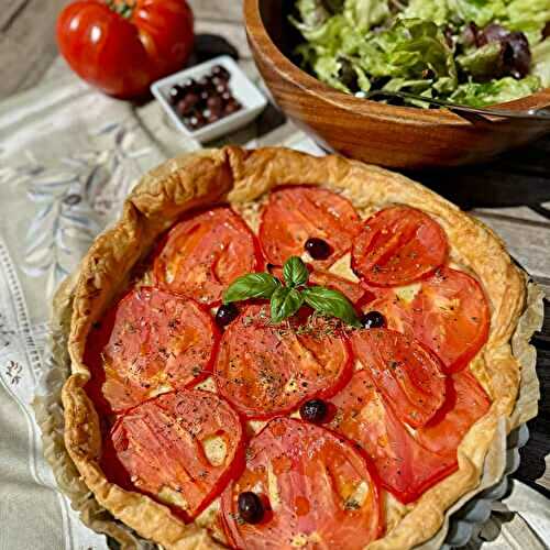 Tomato Tart with Mustard