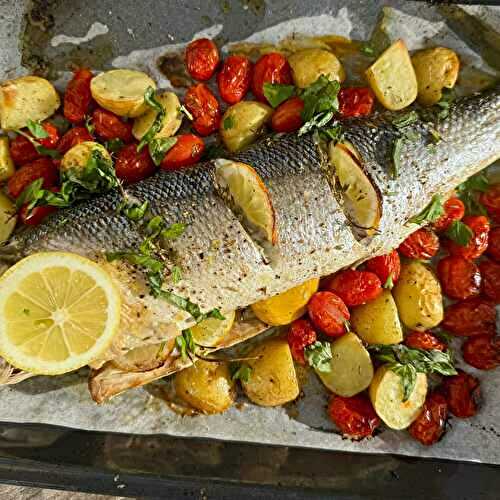 Whole Baked Sea Bass Recipe