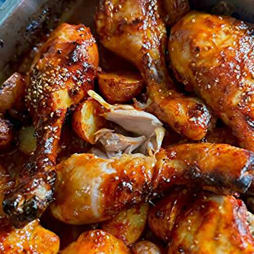 Baked BBQ Chicken Drumsticks in the Oven