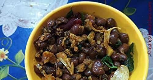 Karamani Sundal - Protein-rich Navarathri Special Sundal Recipe | Black-eyed Peas Sundal