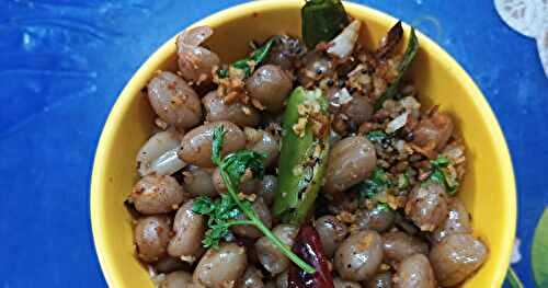 Spiced Verkadalai Sundal | Peanut Sundal with Freshly Ground Masala