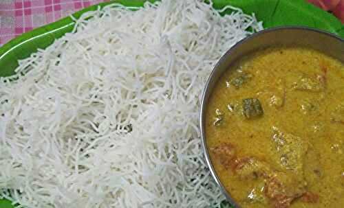 Soft Idiyappam with Flavorful Kurma – A Perfect South Indian Breakfast Combo