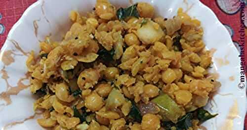 Kanchipuram Special Vellai Pattani Sundal | White Peas Sundal without Coconut