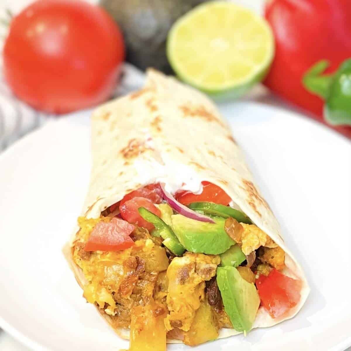 Chorizo Breakfast Burrito