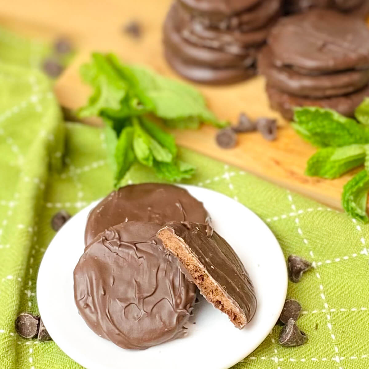 Copycat Girl Scouts Thin Mint Cookies