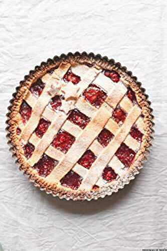 LINZER TORTE. AUSTRIAN RASPBERRY TART RECIPE