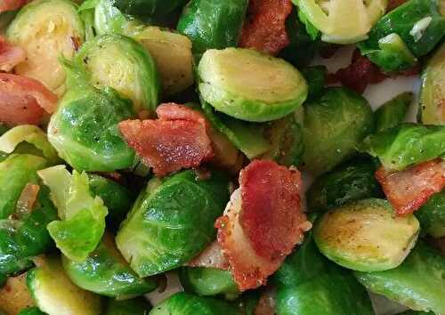 Caramelized Bacon Brussel Sprouts