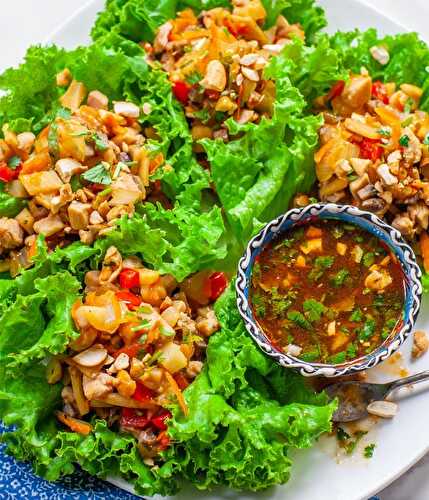 Chicken Lettuce Wraps