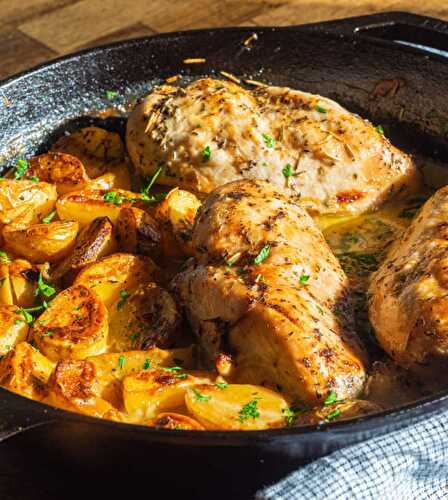 Creamy Dijon Chicken & Potatoes