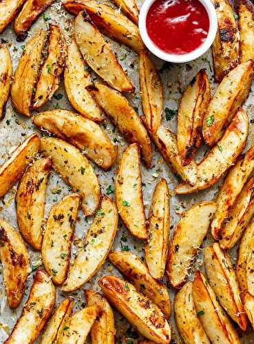 Garlic Potato Wedges