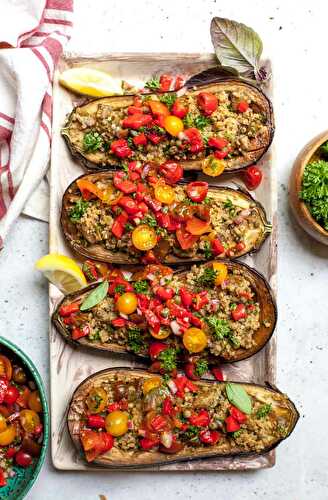 Mediterranean Eggplant Boats