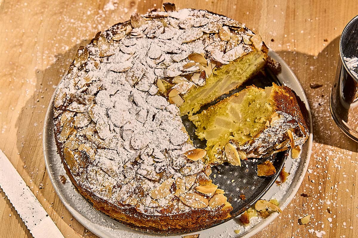 Italian Pear and Almond Cake