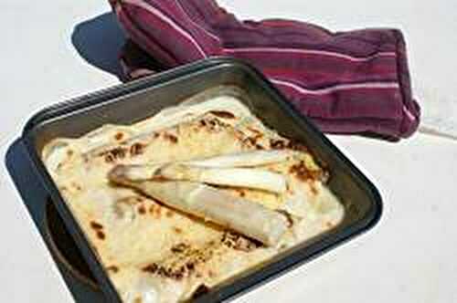 Recipe of the day : Ham and asparagus gratin