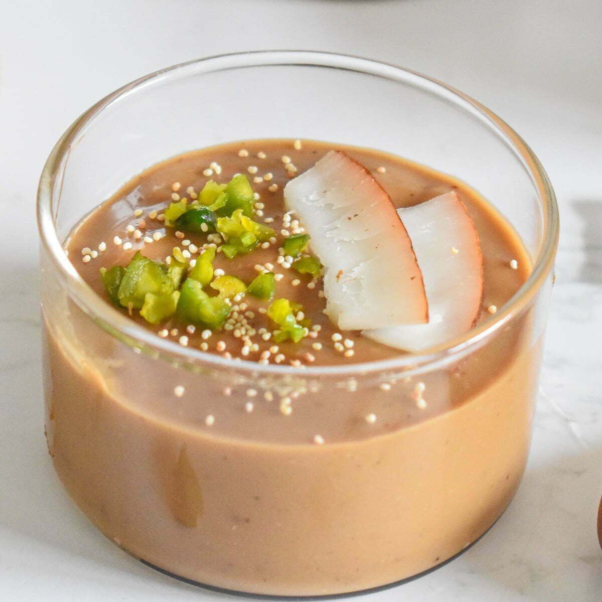 Ragi Coconut Milk Pudding