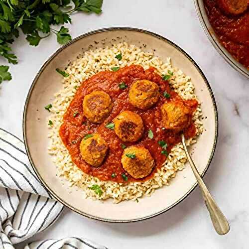 Protein-rich Vegan Meatballs