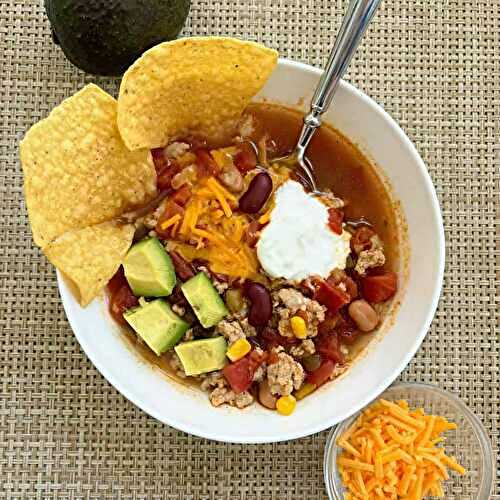 🥣 Taco Soup with Ranch