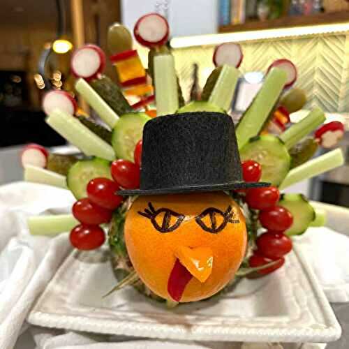 🦃 Thanksgiving Centerpiece Veggie Turkey