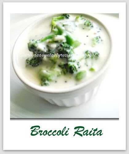 Broccoli Raita