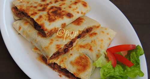 Cheese & Black Beans Quesadillas