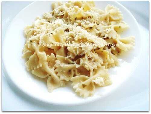 Creamy Herbed Farfalle