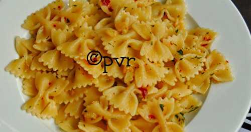 Farfalle Aglio e Olio