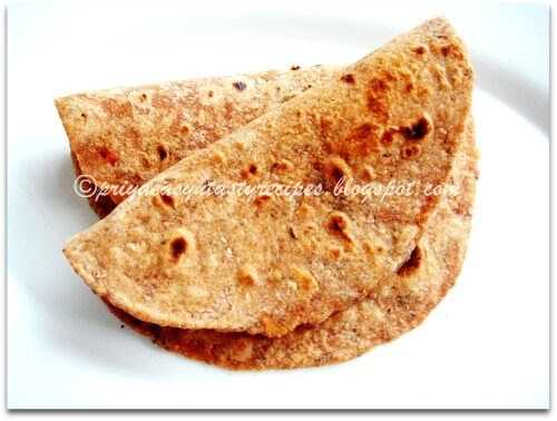 Flaxmeal Tomato Paratha