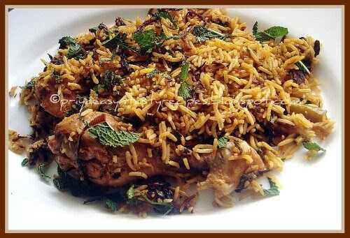 Hyderabadi Chicken Briyani