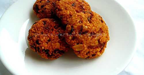 Peanut Channadal Masal Vadas