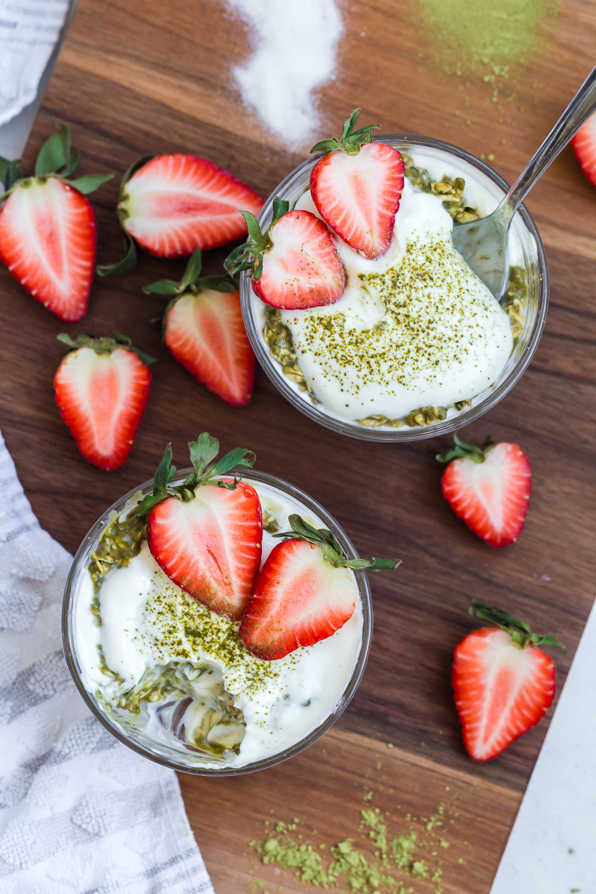 Protein Matcha Overnight Oats
