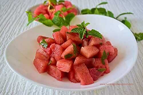 Watermelon chaat | Watermelon recipes Indian