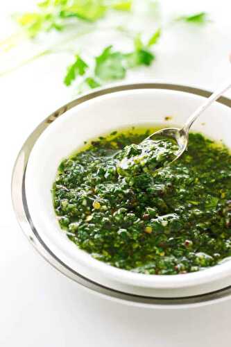 Chimichurri Sauce (video)