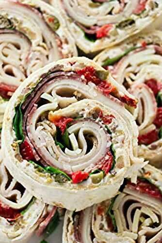 Italian Pinwheels (Easy Party Appetizers)
