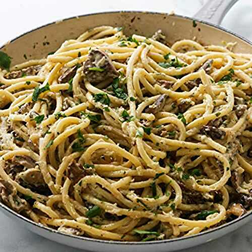 Creamy Wild Mushroom Pasta