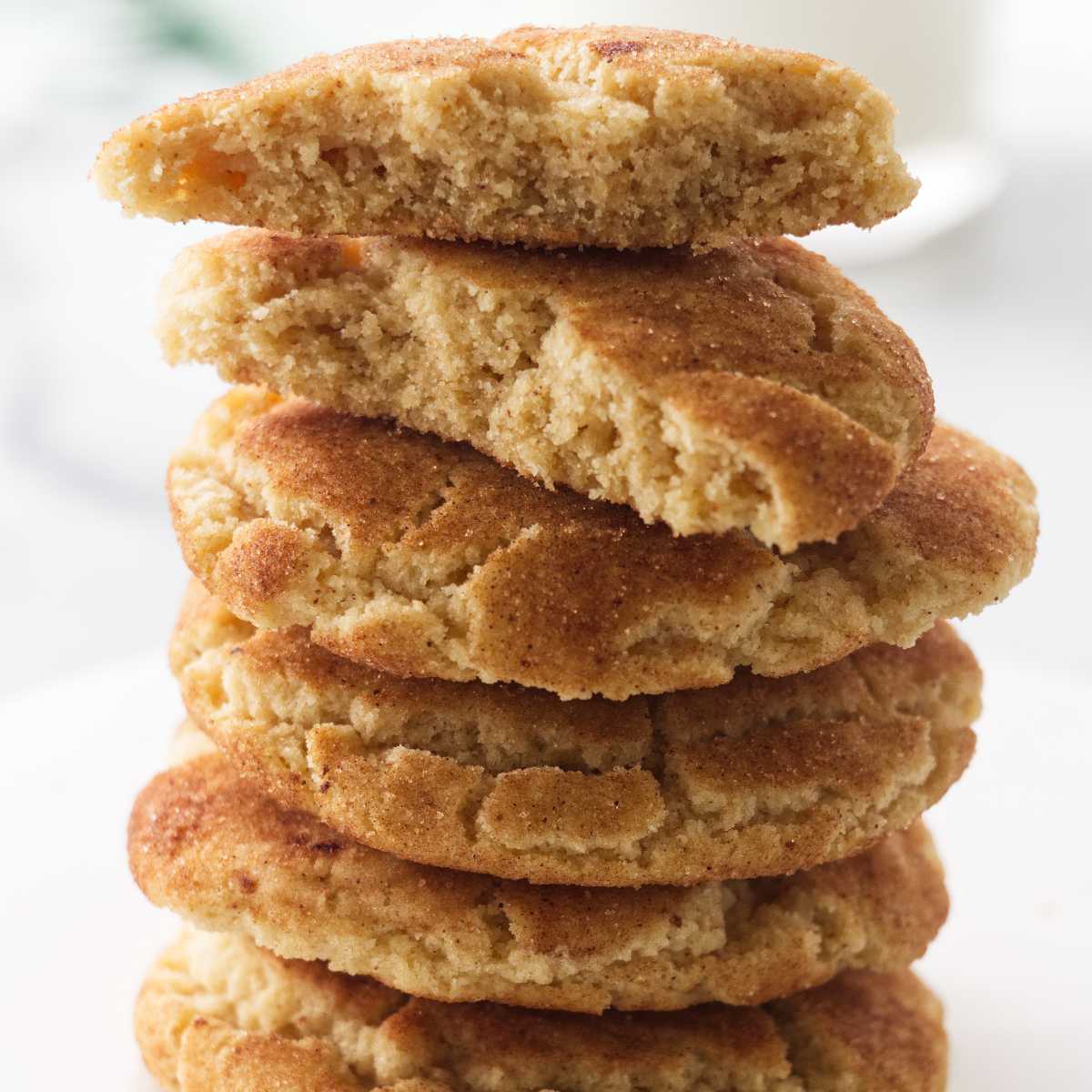 Browned Butter Snickerdoodle Cookies