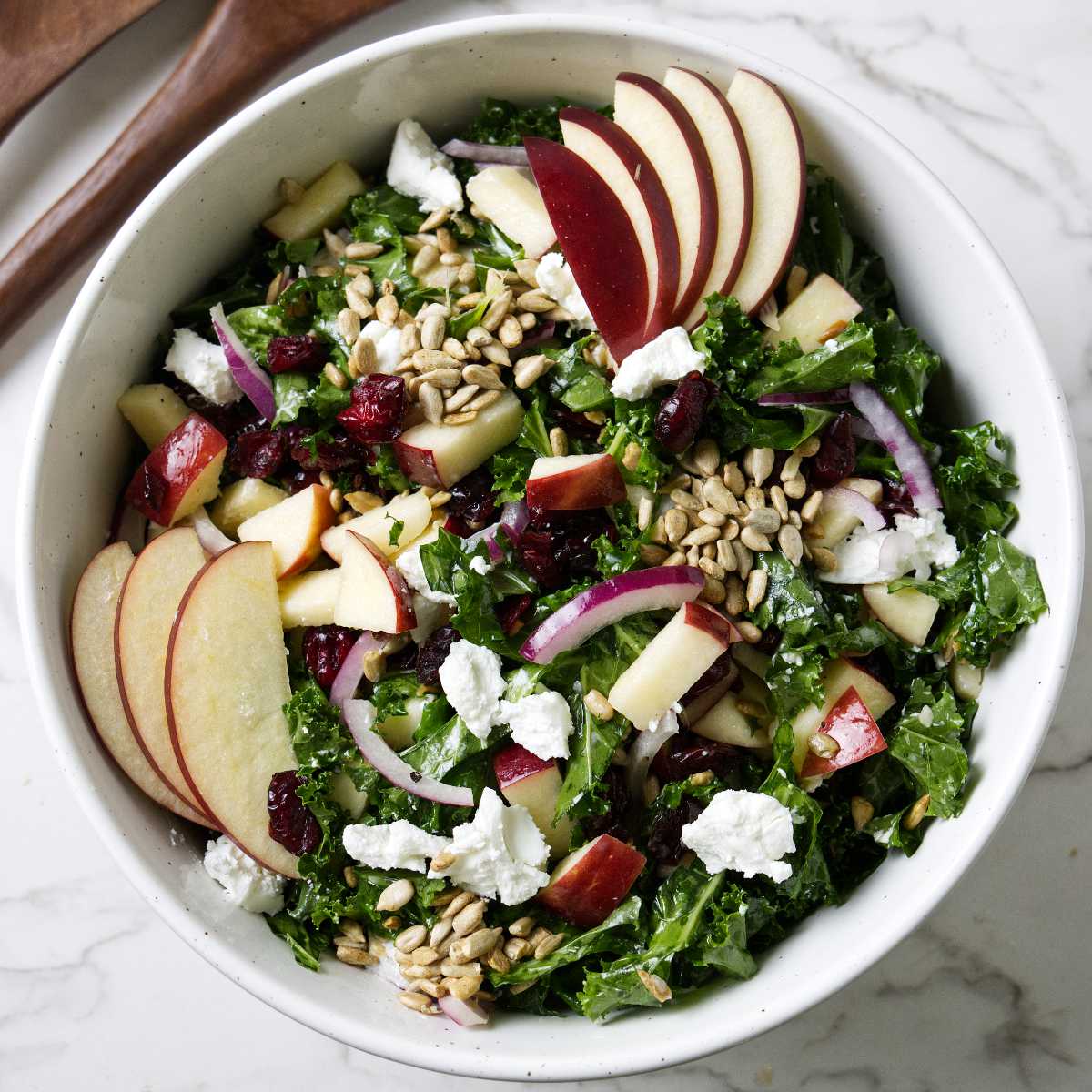 Cranberry Apple Kale Salad