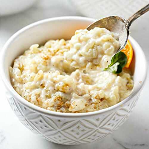 Easy Rice Pudding with Brown Sugar