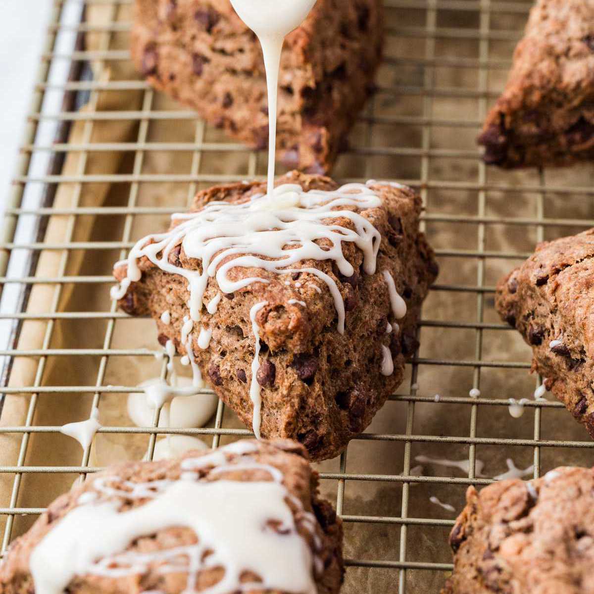 Chocolate Banana Scones