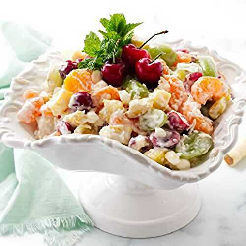 Ambrosia Salad with Fresh Fruit