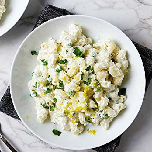 Easy Ricotta Pasta with Lemon