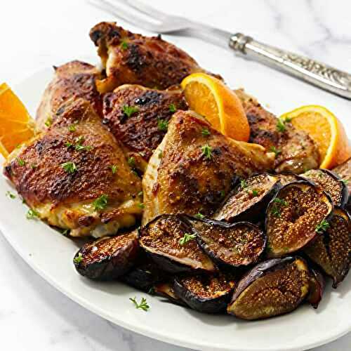Baked Chicken and Figs