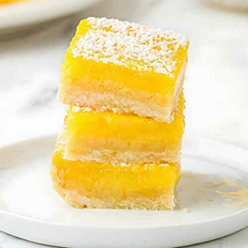 Lemon Bars with Shortbread Crust