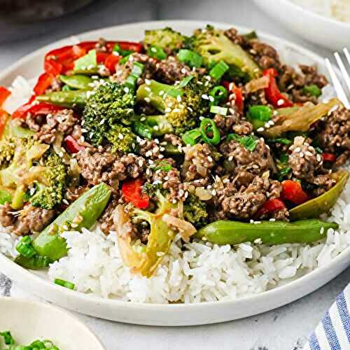 Ground Beef Stir Fry