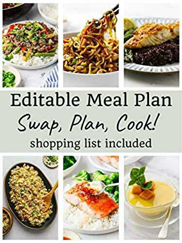 Meal Plan: Asian Pantry Week